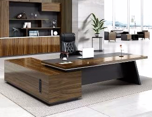 مكتب إداري بسطح خشب MDF – كود FO1805