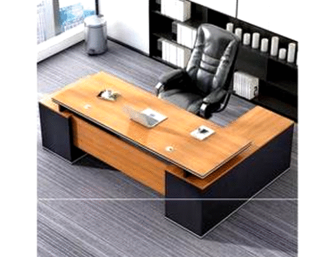 مكتب إداري بسطح خشب MDF – كود FO1821