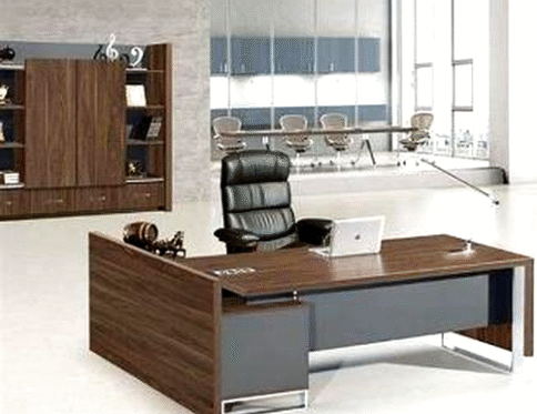مكتب إداري بسطح خشب MDF – كود FO1837