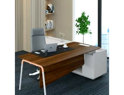 مكتب إداري بسطح خشب MDF – كود FO1853